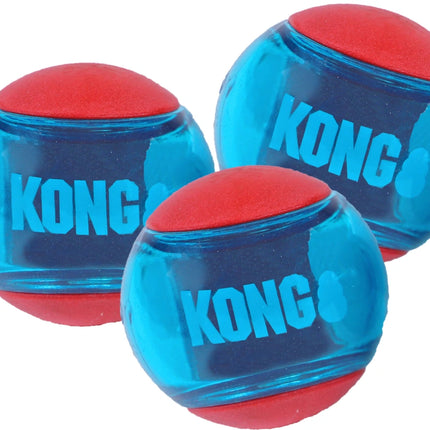 Kong Squeez Action Red Medium Kaart 3 stuks