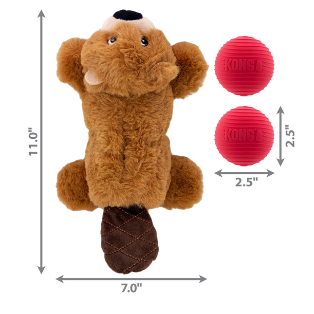 Kong Hondenknuffel Cozie Pocketz Beaver Medium