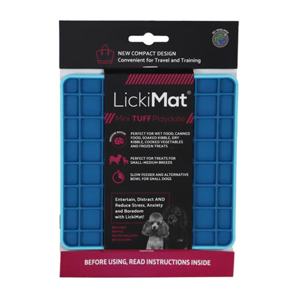 Lickimat Likmat Mini Tuff Playd. Hond Turq. 15cm