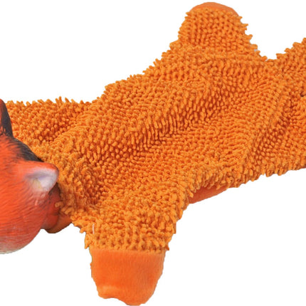 Boon Vos Chenille met Latex Oranje 50cm