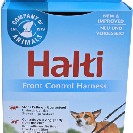 Company Of Animals Halti Front Control Harnas Rood/Zwart