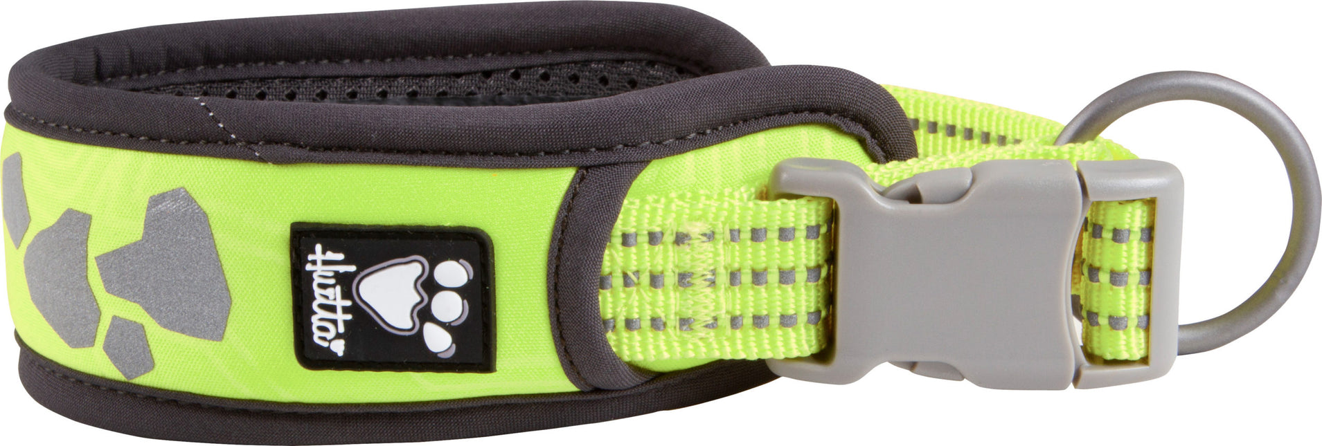 Hurtta Collar War Warrior Neon Lemon 25-35cm