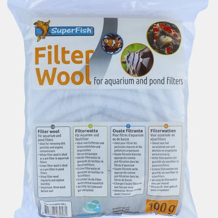 Witte filterwatten 100g