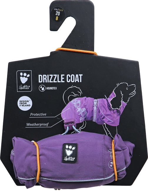 Hurtta Hondenjas Drizzle Coat Currant