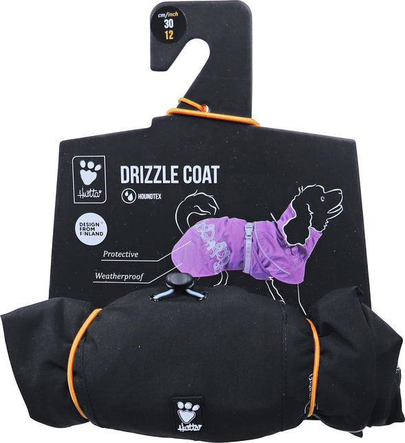 Hurtta Hondenjas Drizzle Coat Raven