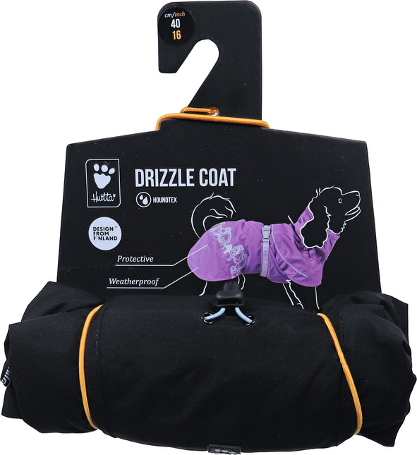 Hurtta Hondenjas Drizzle Coat Raven