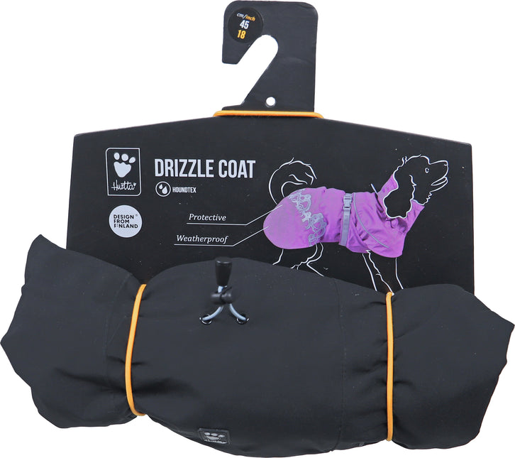 Hurtta Hondenjas Drizzle Coat Raven