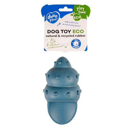 Duvoplus Eco Rubber Schelp Snackdispenser 7,5x7,5x14,5cm Blauw