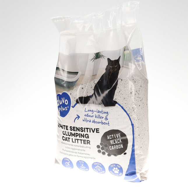 Duvoplus Kattenbakvulling Premium Sensitive Koolstof 12kg