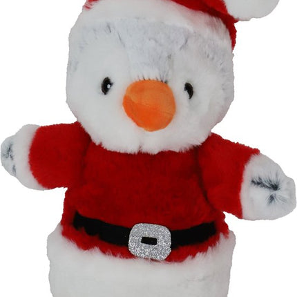 Boon Pinguin Pluche met Kerstpak Zw Wit 32cm