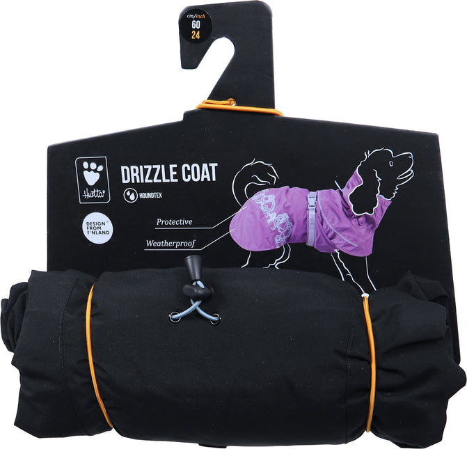 Hurtta Hondenjas Drizzle Coat Raven