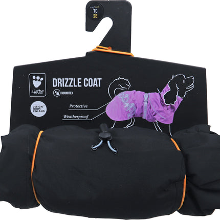 Hurtta Hondenjas Drizzle Coat Raven