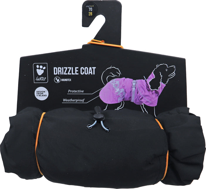 Hurtta Hondenjas Drizzle Coat Raven