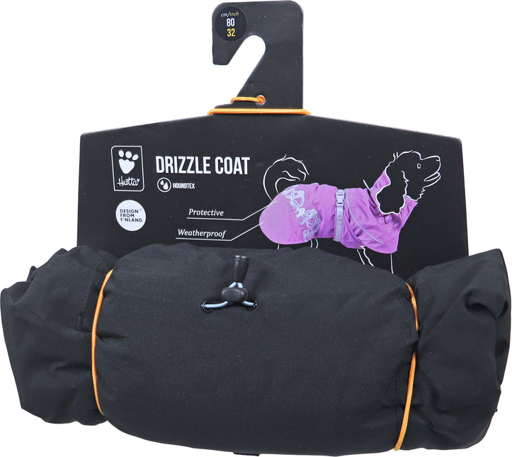 Hurtta Hondenjas Drizzle Coat Raven