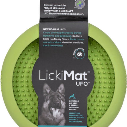 Lickimat Likmat Ufo Hond Groen 18x3cm