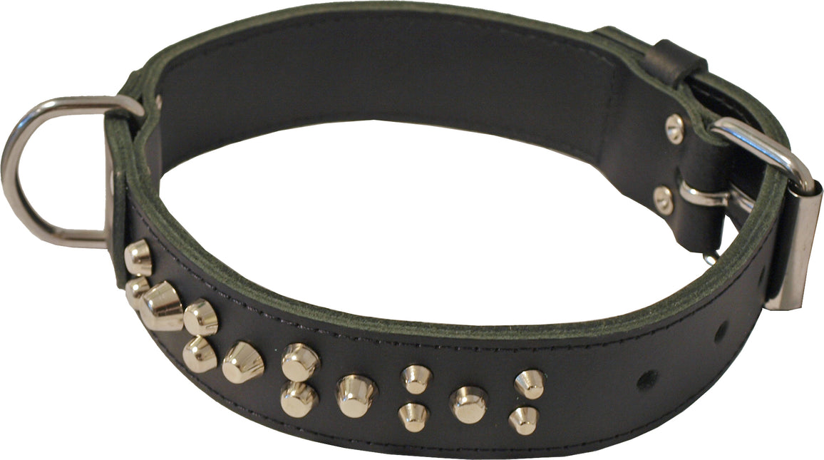 Halsband Zwaar + Beslag Zwart 35Mm/62cm