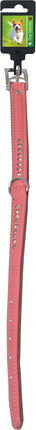 Boon Halsband Nappa+Strass Roze 14Mm/35cm