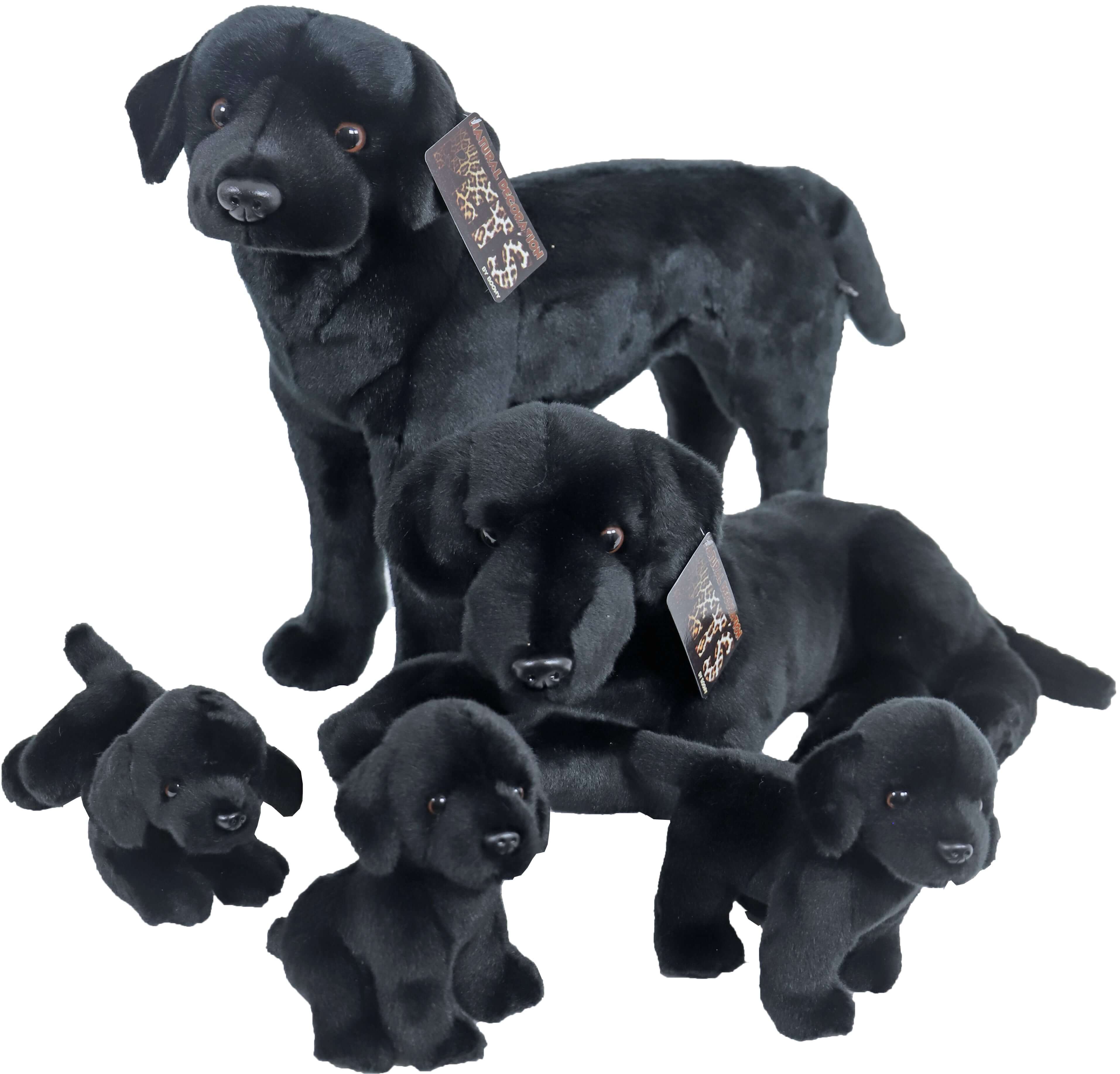 AnimalstoreXL Boony Labrador Pluche Zittend Zwart 20cm