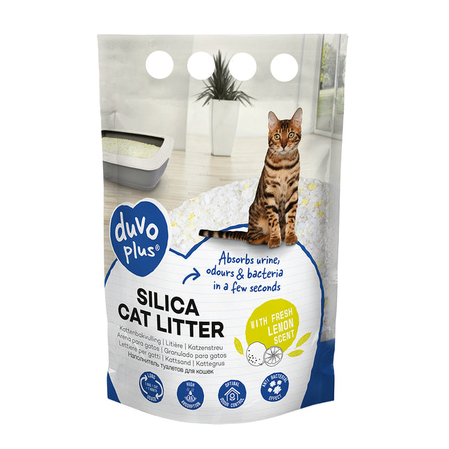 Duvoplus Premium Silica Kattenbakvulling Citroen 5L