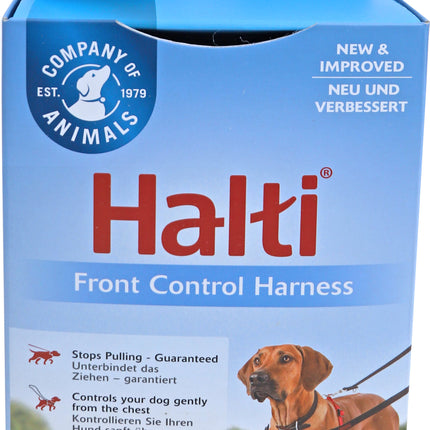 Company Of Animals Halti Front Control Harnas Rood/Zwart