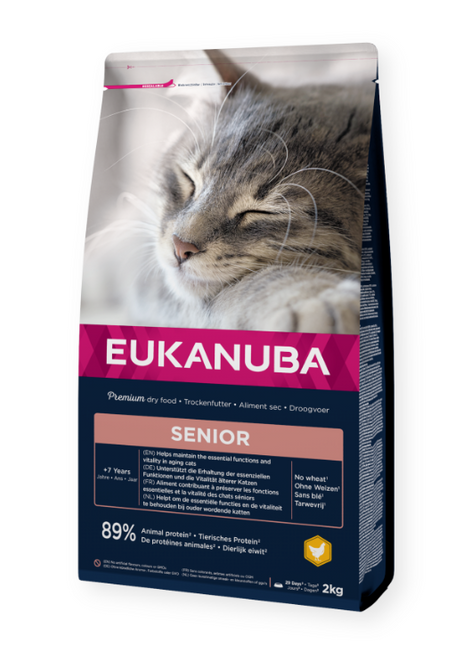 Eukanuba Kattenbrokken Senior Kip 2kg