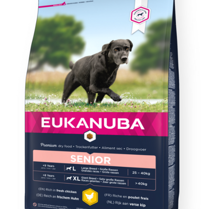 Eukanuba Hondenbrokken Senior Groot Verse kip 3kg