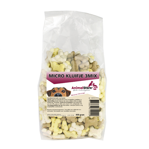 Micro-kluifje vanille 400g