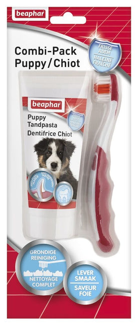 Tandpasta & Borstel CombiPack Puppy