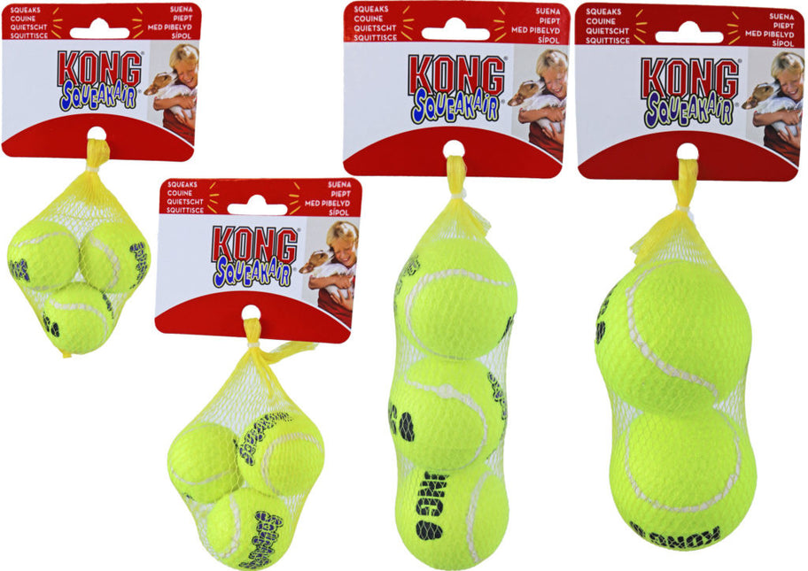 AnimalstoreXL Tennisbal met piep Extra Small 3 stuks