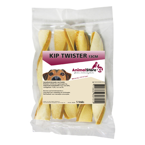 Kip twister 13cm 5 stuks