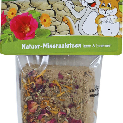 Knaagsteen Leem/Bloemen 100g