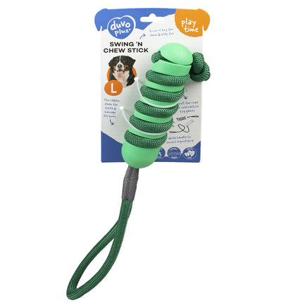 Swing `N Chew Stick L - 19,1x5x5cm - Max118cm Groen