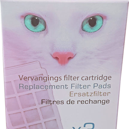 Filtercartridge voor Waterfontein H2O 3 stuks