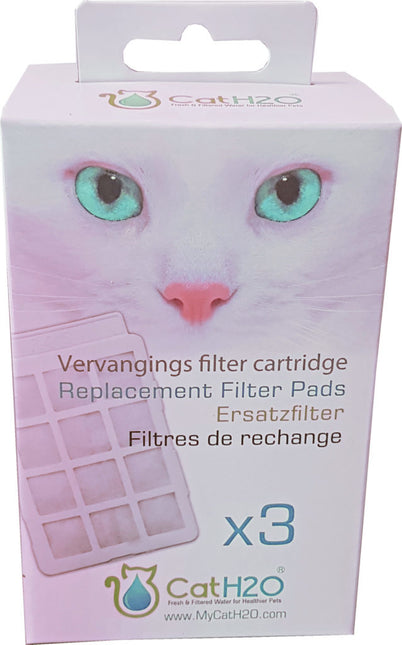 AnimalstoreXL Filtercartridge voor Waterfontein H2O 3 stuks