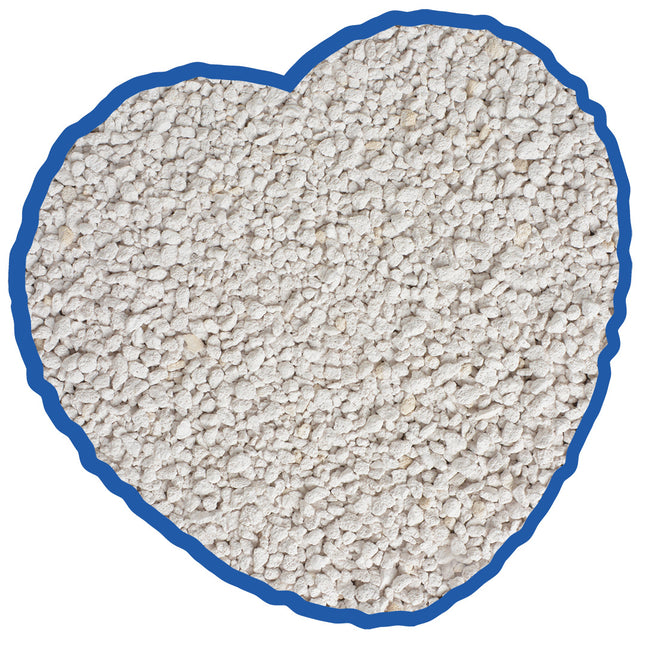 White mineral kattenbakvulling 10L