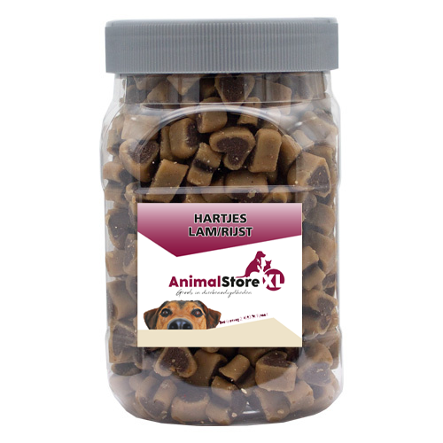 Hartjes lam en rijst 500g