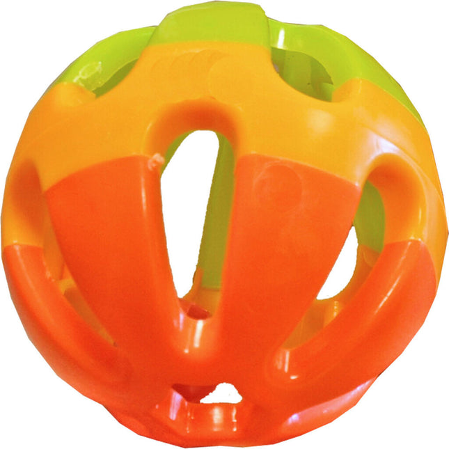 Bal Plastic met bel 7,5cm