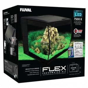 Flex Aquarium Compleet 57L Zwart