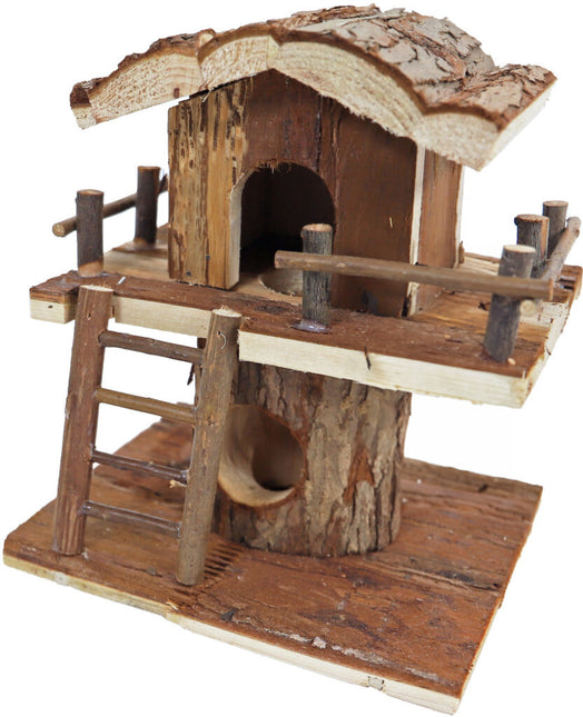 Hamsterhuis Natural Boomhut 22cm