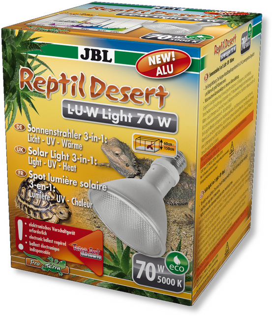 ReptilDesert L-U-W Aluminium verlichting 70W