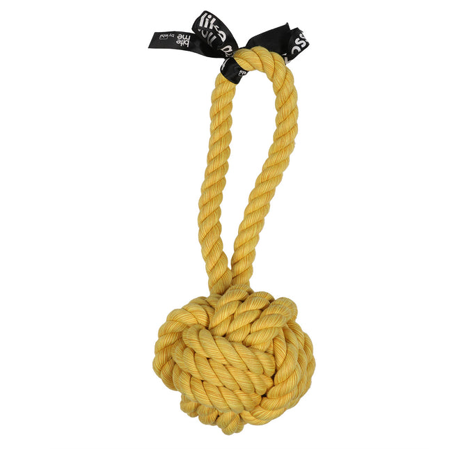 Are You Knots Bal met Lus 20cm Geel