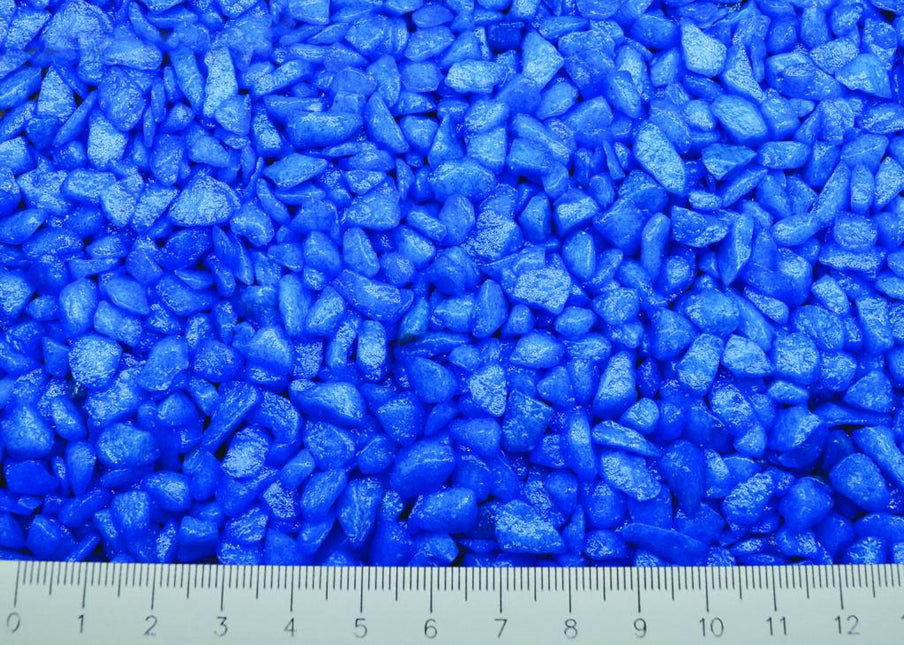 aquariumgrind neon blauw 1 kg