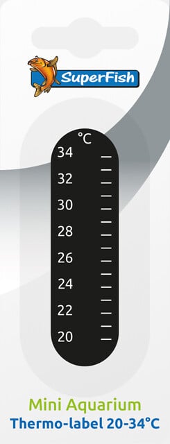 Plakthermometer 20-34 °C