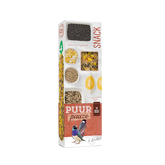 Puur Pauze Sticks Tropen Vogel Wilde Zaden 60g