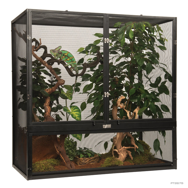 Aluminium Gaas Terrarium 90x45x90cm