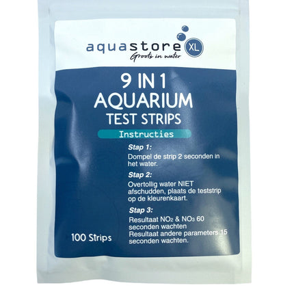 Aquarium en Vijver 9-in-1 teststrips 100 stuks