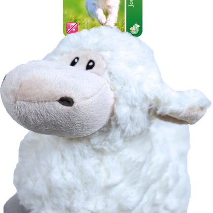 Schaap Pluche Wit zonder geluid 18cm