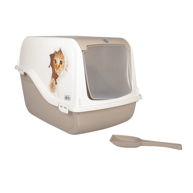 Kattentoilet Ariel Cat Surprise 57x39x38cm Mocaccino