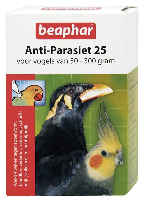 Anti-Parasiet 25 vogel 50-300 gram 2st