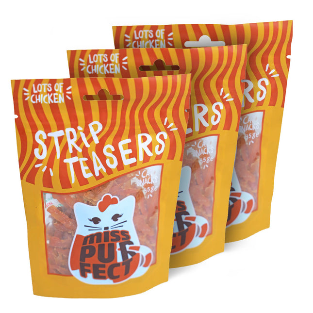 Catsnacks Strip Teasers 45g x3 Voordeelbundel